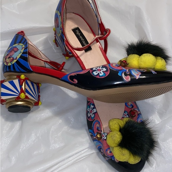 High-End Custom COLORFUL heels unique! Shoes must go! Offers welcomed - Picture 4 of 12